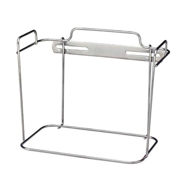 Wall Bracket, f/2 Gal. Container, Non-Locking, Chrome